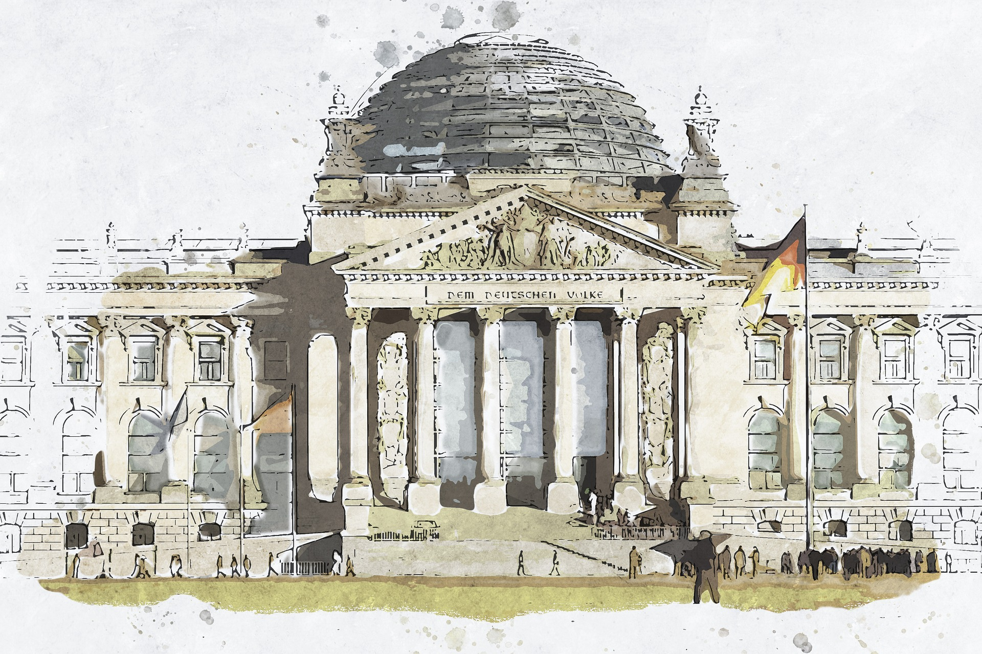 German Parliament Reichstagsgebaeude